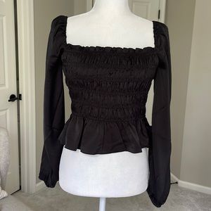 LeLis Smoked Long Sleeve Top